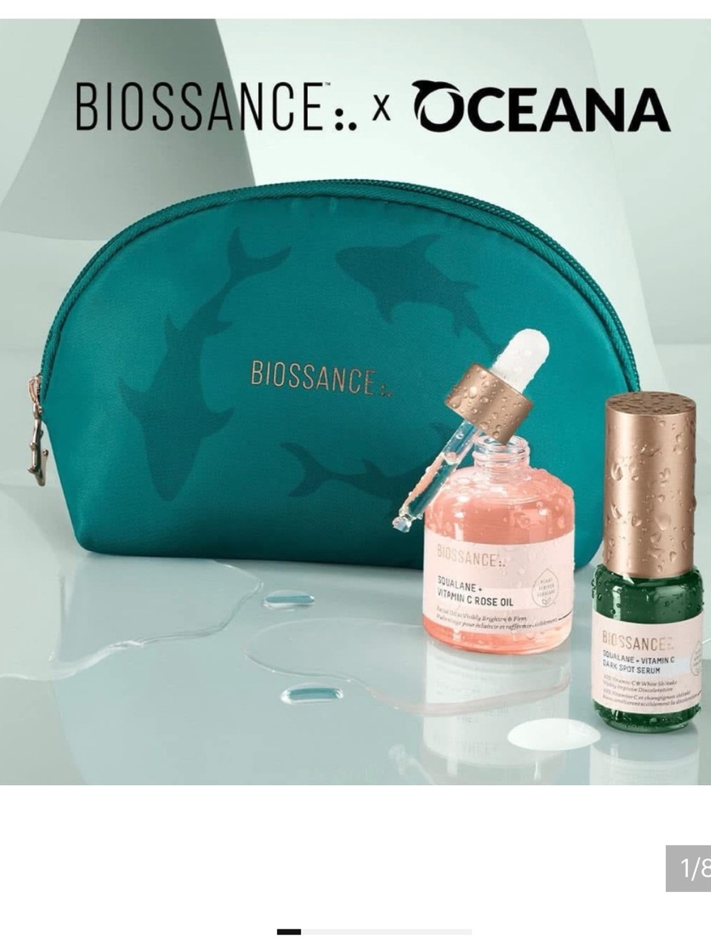 Biossance & Oceana Rose Oil and Dark Spot Serum Special Edition Set
